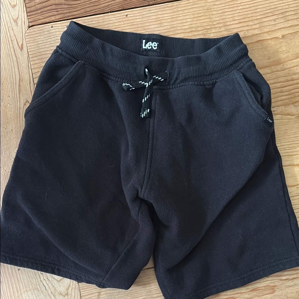 Lee Black Athletic Shorts with Drawstring Waistband